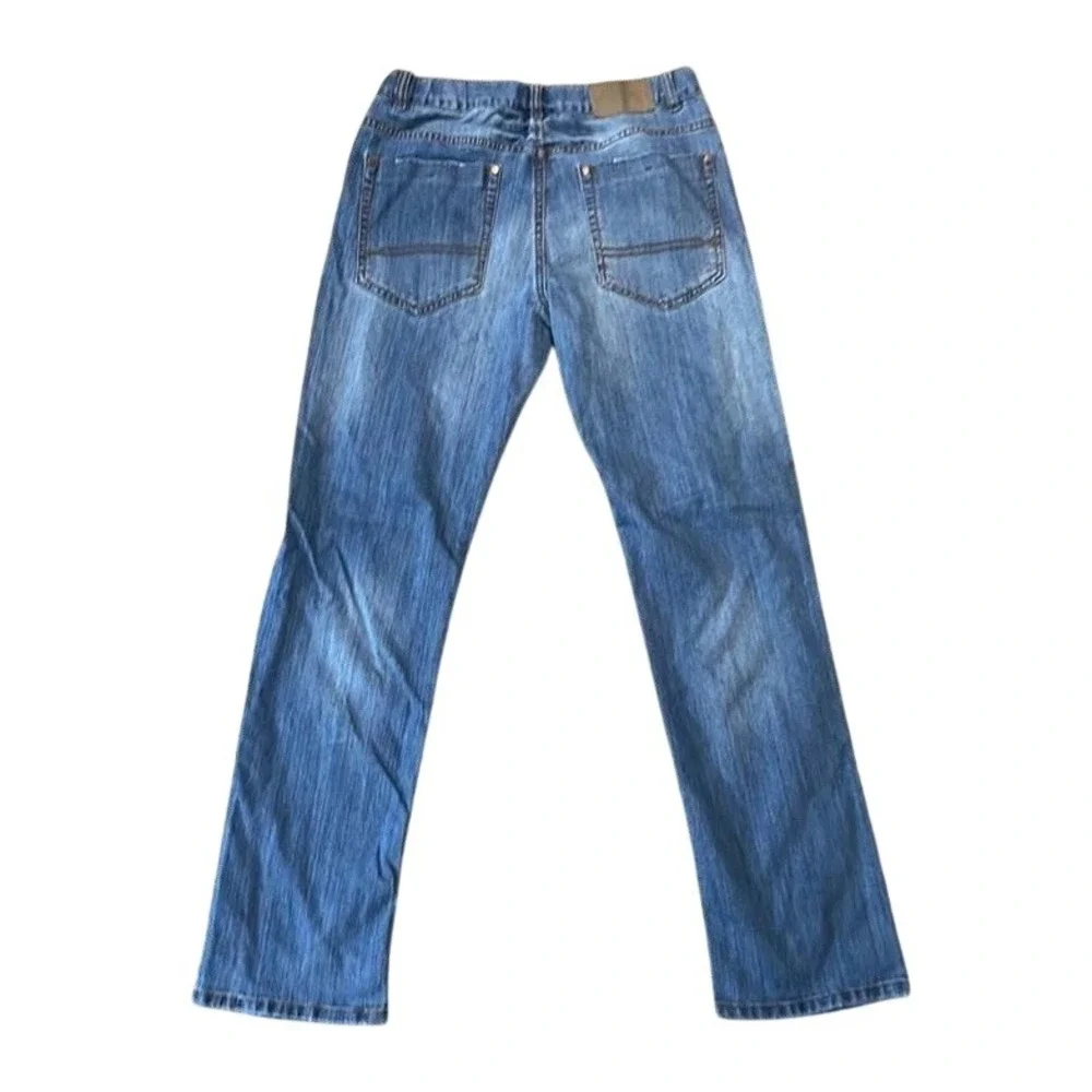 Tommy Hilfiger Boys Blue Denim Jeans Size 18 Straight‎ Leg Medium Wash Pants